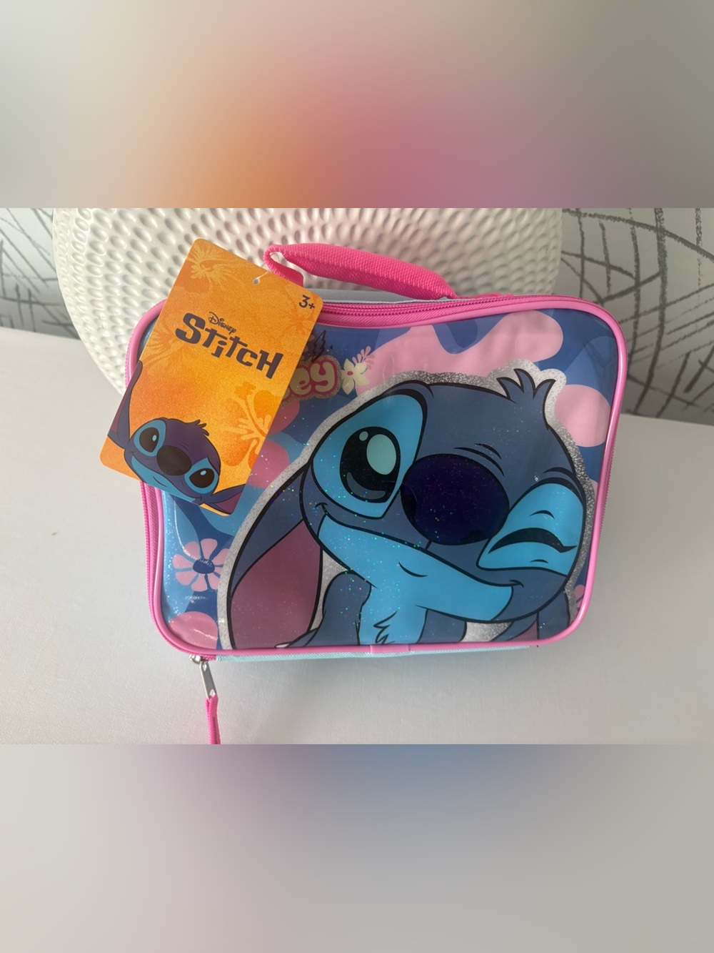 Disney Stitch Pouch - Blue, Pink & Teal - Picture 2 of 5